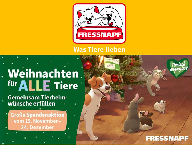 Weihnachtsaktion Fressnapf Bensheim