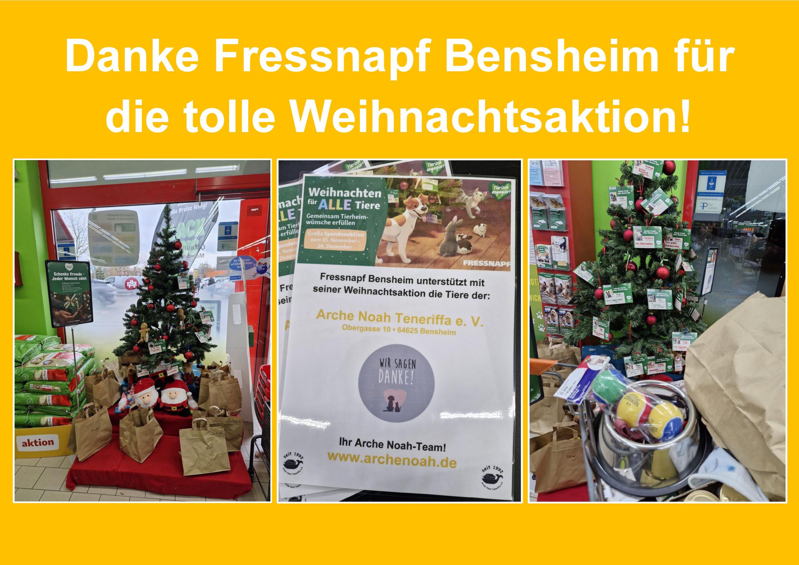 Danke Fressnapf Bensheim!